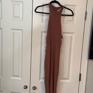 mauve dress